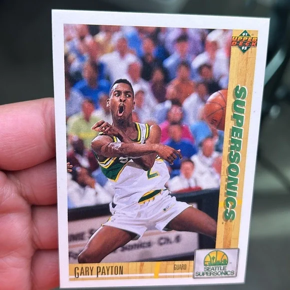 Gary Payton 1991 Seattle Supersonics Upperdeck #153 Trading Card